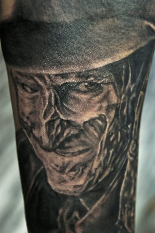 Zombie Freddy Krueger Tattoo